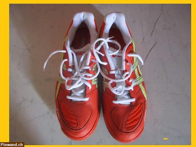 Bild 2: asics Sneaker orange weiss  f460409 zu verkaufen