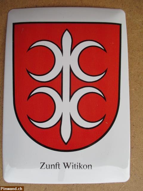 Bild 1: Sächsiilüüte Zunftwappen Witikon 1980