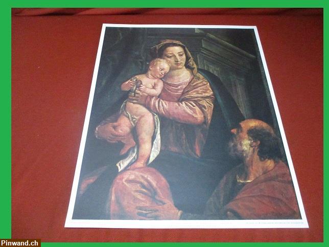 Bild 1: Plakat Paolo caliari Maria mit dem Kind