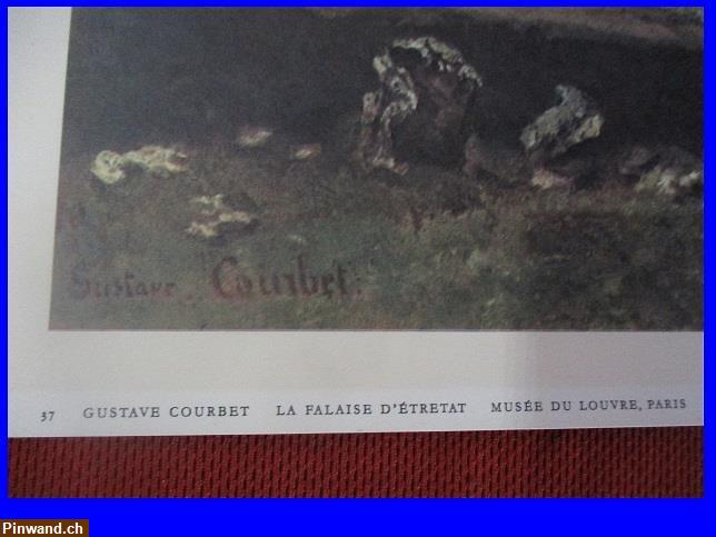 Bild 4: plakat gustave courbet la falaise d'etretat