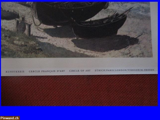 Bild 6: plakat gustave courbet la falaise d'etretat