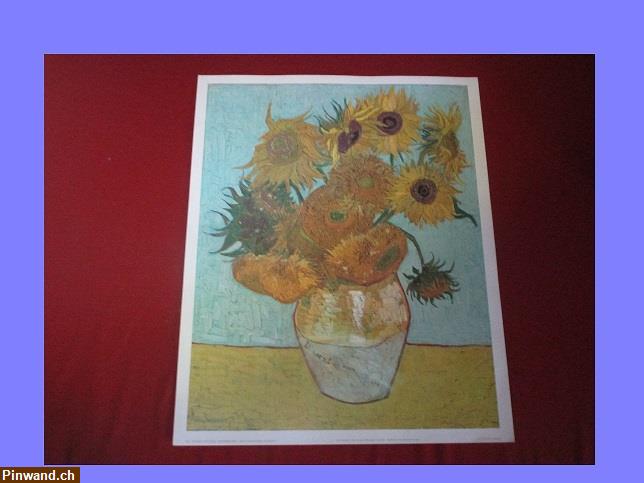 Bild 2: Plakat Vincent van Gogh Sonnenblume