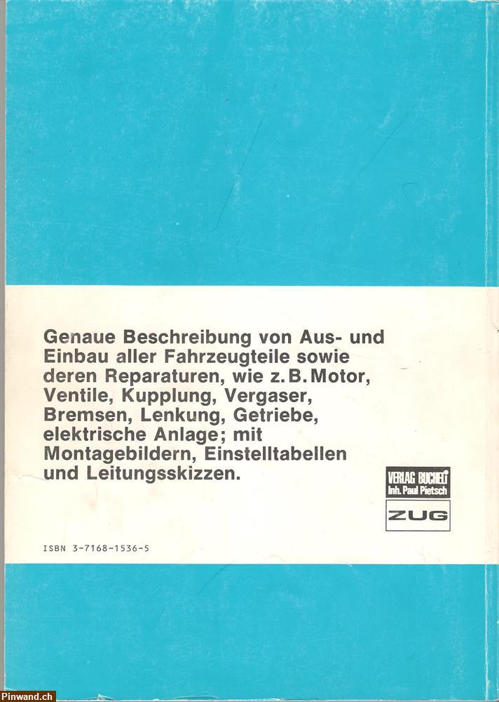 Bild 2: Reparaturanleitung  Verlag Bucheli Mazda 1980 Band 488