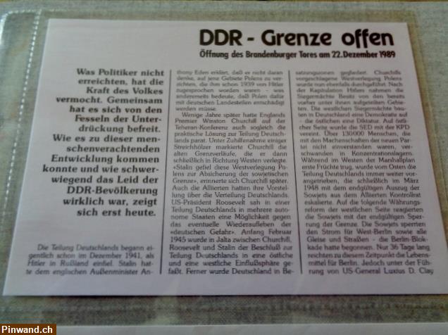 Bild 5: DDR - Grenze offen (Oeffnung des Brandenburger Tores)