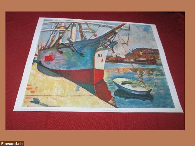 Bild 2: Bild / Plakat von Georges Braque, 1882 Schiff in Hafen