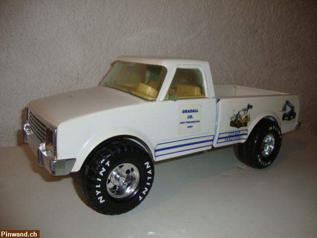 Bild 1: Vintage Chevy Pick UP GRADALL Modellauto!