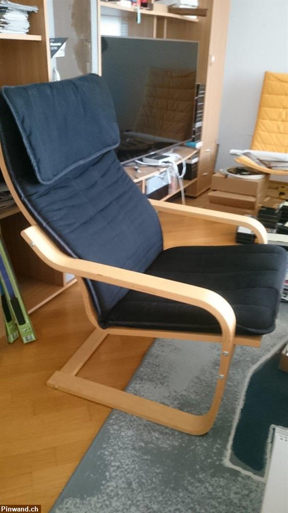 Bild 1: Wipp-Stuhl schwarz zu verkaufen