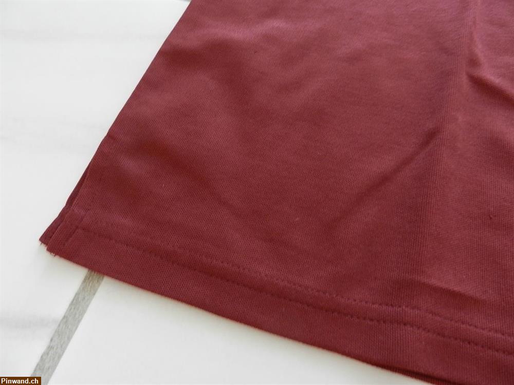 Bild 4: Polo Shirt Bordeaux Rot Hüsler Poloshirt Gr. L - 8 Stk.