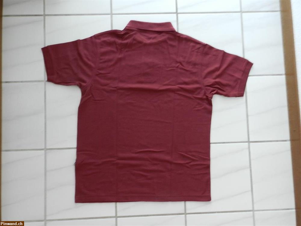Bild 2: Polo Shirt Bordeaux Rot Slazenger Poloshirt Gr. L - 4 Stk.