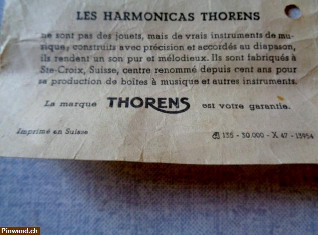 Bild 11: Harmonica Thorens St. Croix / 1940iger Jahren zu verkaufen