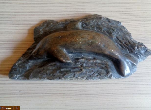 Bild 1: Delphin Steinskulpture zu verkaufen