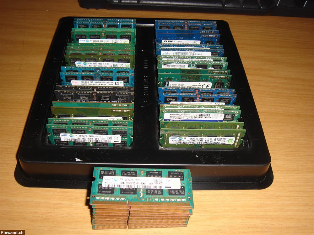 Bild 3: 2 Stück 4GB DDR3 RAM für Laptop