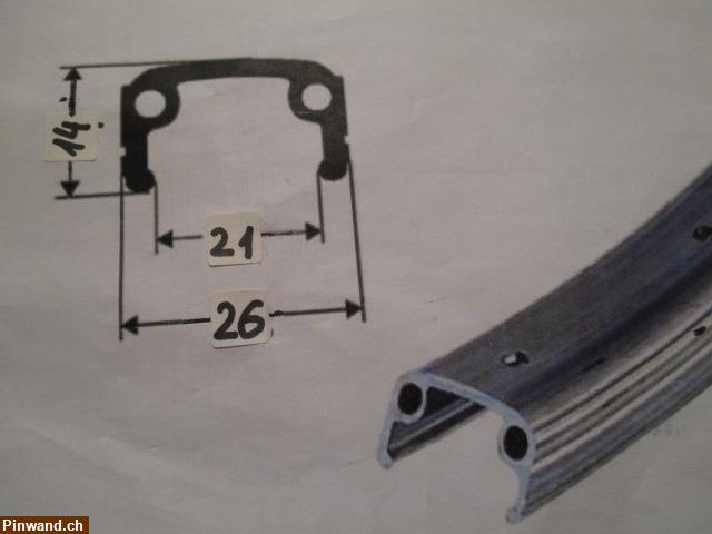 Bild 2: 24 Zoll Alu Vorderrad Beretta