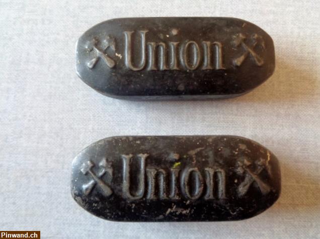 Bild 1: Alte Militär Gewehr Fettdosen "Union" zu verkaufen