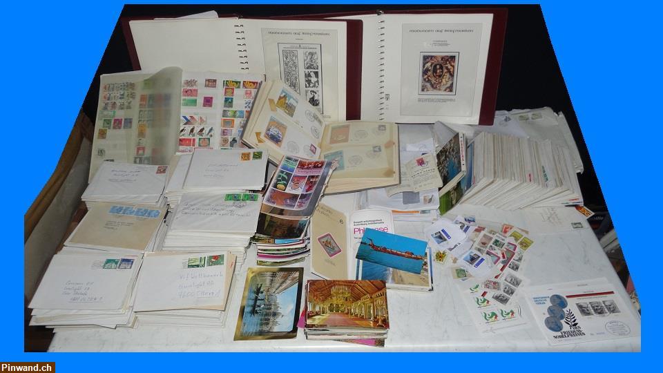 Bild 1: Div. Briefmarken Postkarten und Briefen zu verkaufen