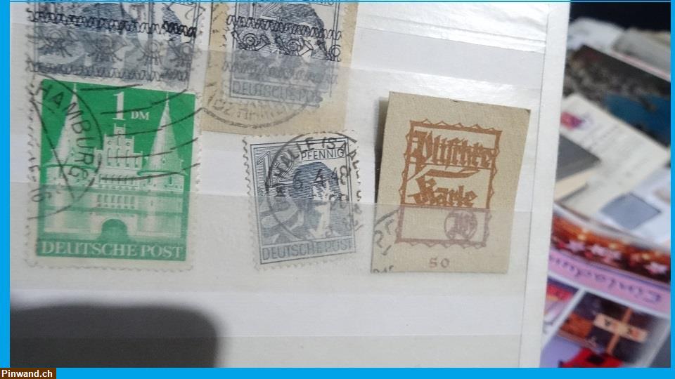 Bild 2: Div. Briefmarken Postkarten und Briefen zu verkaufen
