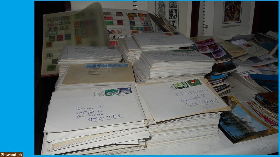 Bild 3: Div. Briefmarken Postkarten und Briefen zu verkaufen