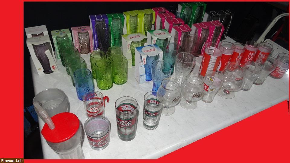 Bild 3: Div Coca Cola Gläser zu verkaufen