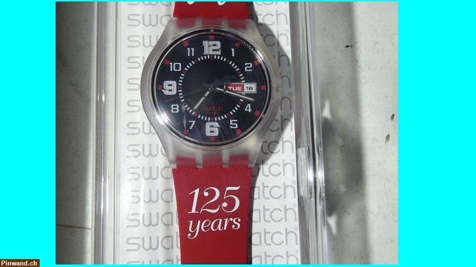 Bild 4: NEUE 125 Jahre Swatch Uhr zu verkaufen