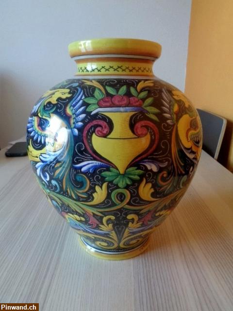 Bild 2: Zu verkaufen: Vintage, grosse Chinesische Bodenvase, handbemalt