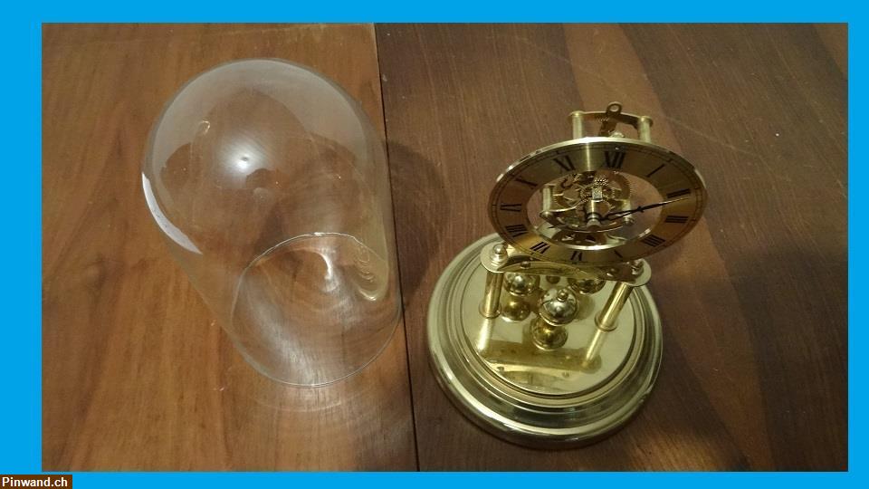 Bild 3: Glasglocke Tisch Uhr Schatz 1881 zu verkaufen