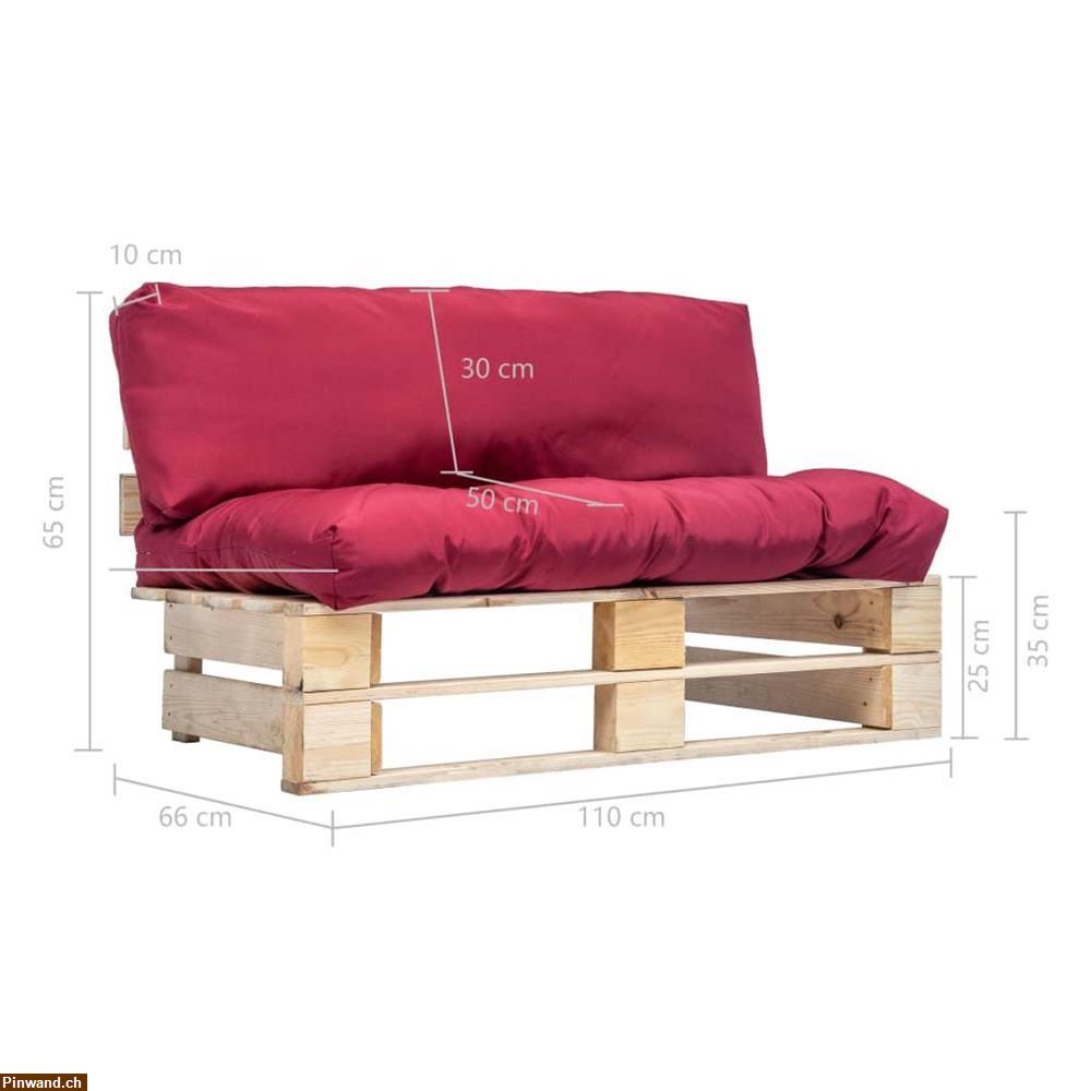 Bild 5: Garten-Palettensofa, Kiefernholz zu verkaufen