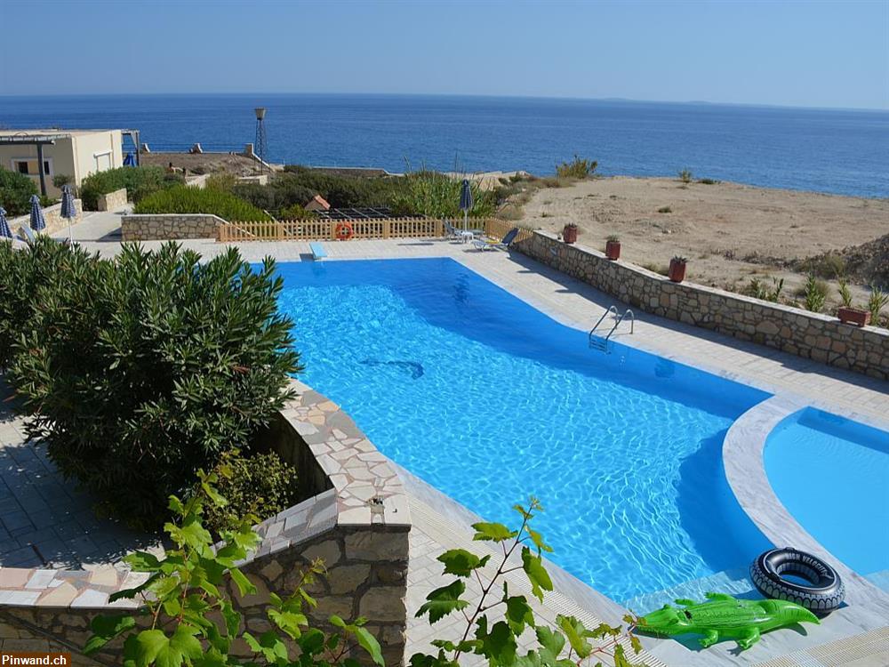 Bild 1: Kreta - Ferienwohnungen Oase am Meer mit Pool zu vermieten