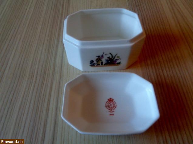 Bild 5: Vintage Royal Worcester Porzellan Zuckerdose