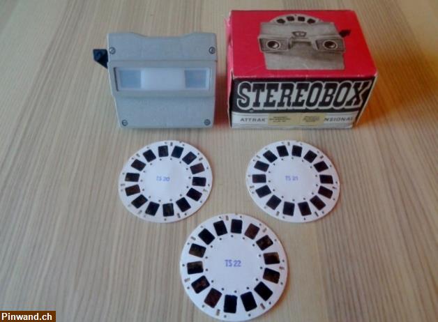 Bild 1: Vintage DDR Stereobox / Originalschachtel / Scheiben