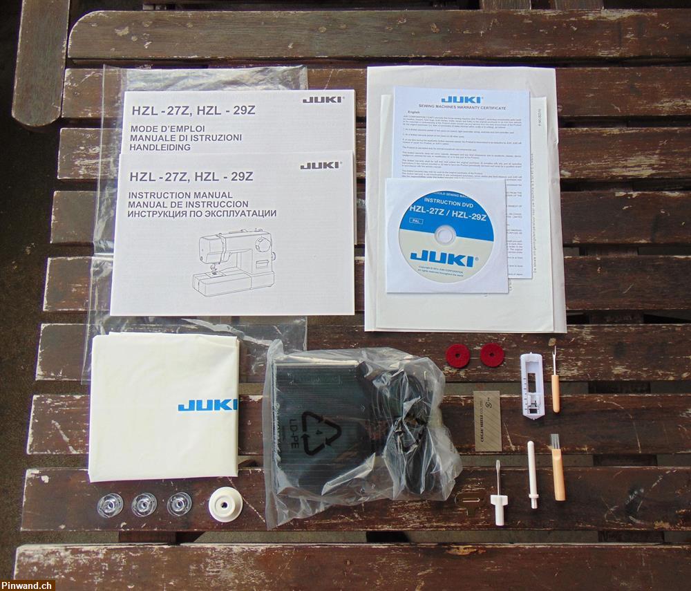 Bild 5: Nähmaschine JUKI HZL-29Z, neu, mit Gratis-Versand