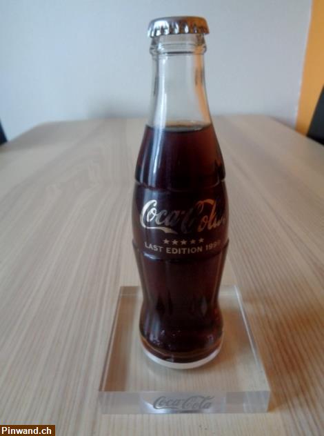 Bild 2: Coca Cola Last Edition 1999 / Glassockel / + 2 Zusatz