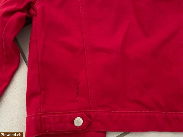 Bild 3: rote Damenjacke von Denim Gr. 34 zu verkaufen