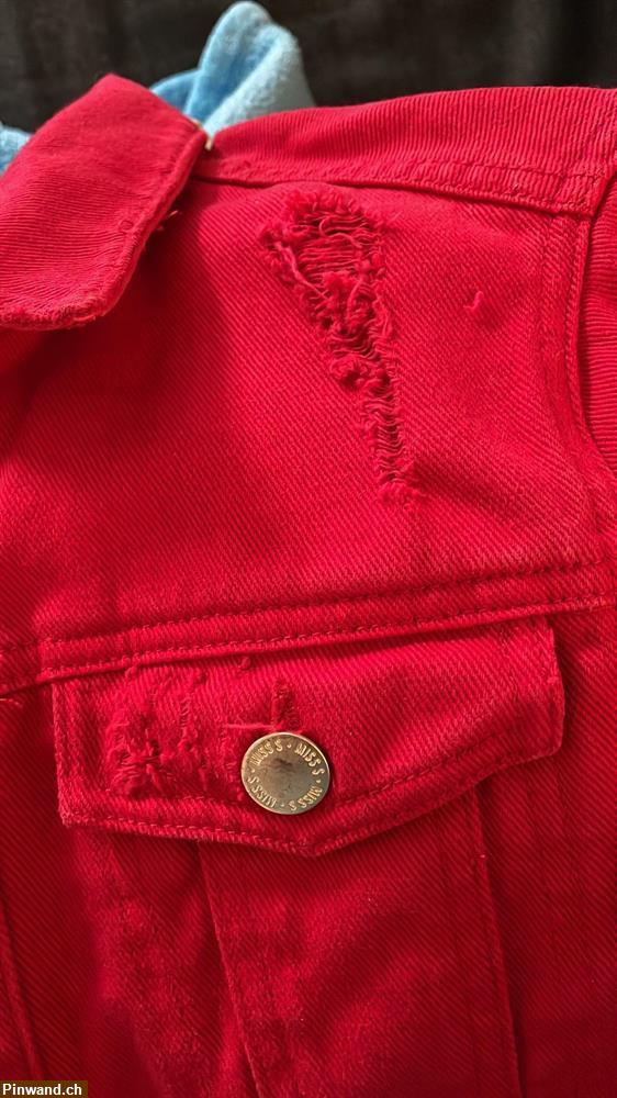 Bild 4: rote Damenjacke von Denim Gr. 34 zu verkaufen