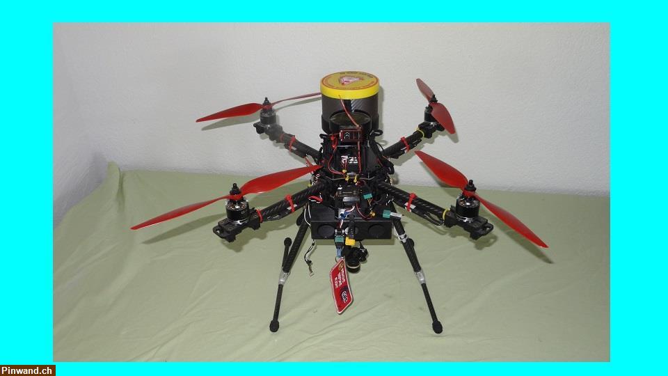 Bild 2: Drohne Quadrocopter inkl. Fernsteuerung und Teilen