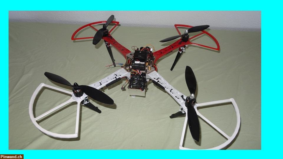 Bild 3: Drohne Quadrocopter inkl. Fernsteuerung und Teilen