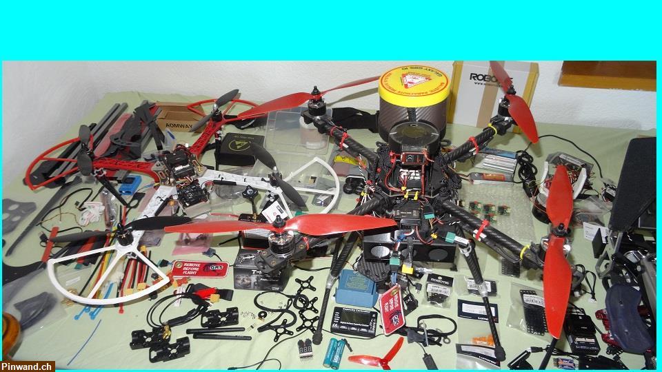 Bild 7: Drohne Quadrocopter inkl. Fernsteuerung und Teilen