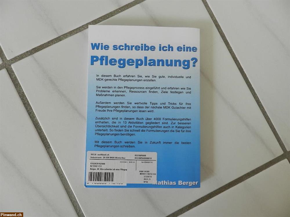 Bild 2: Wie schreibe ich eine Pflegeplanung? Taschenbuch Berger Mathias