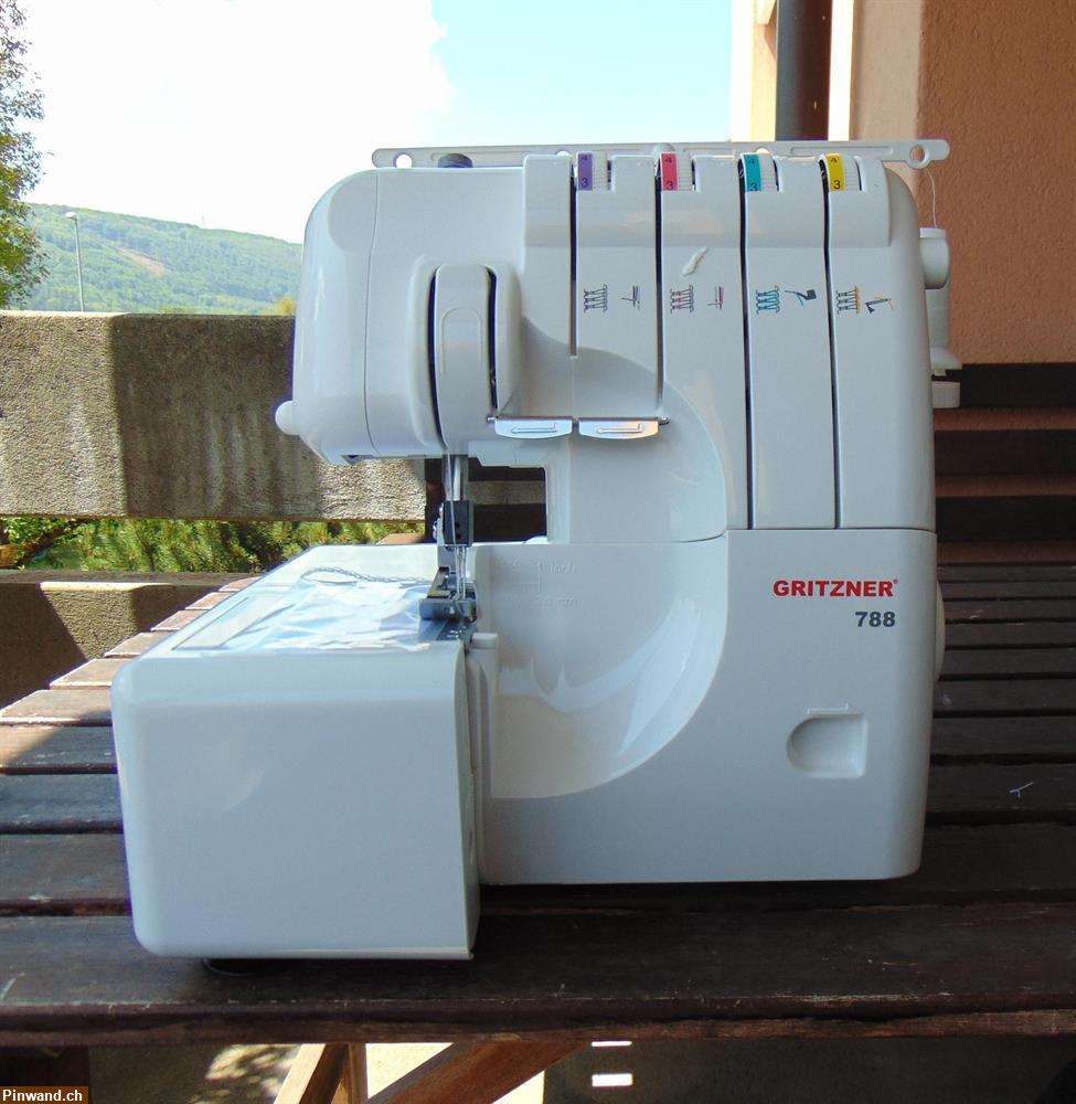 Bild 2: Overlock Nähmaschine Gritzner 788, neu, mit Gratis-Versand.