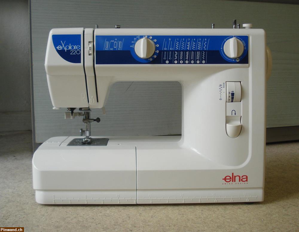 Bild 1: NEU! Nähmaschine Elna explore 220 zu verkaufen