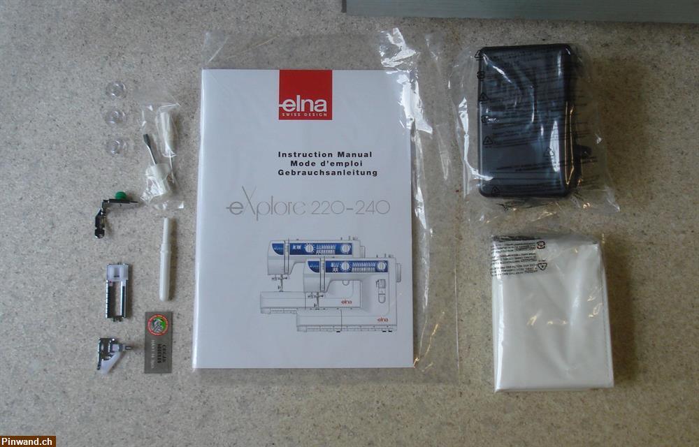 Bild 4: NEU! Nähmaschine Elna explore 220 zu verkaufen