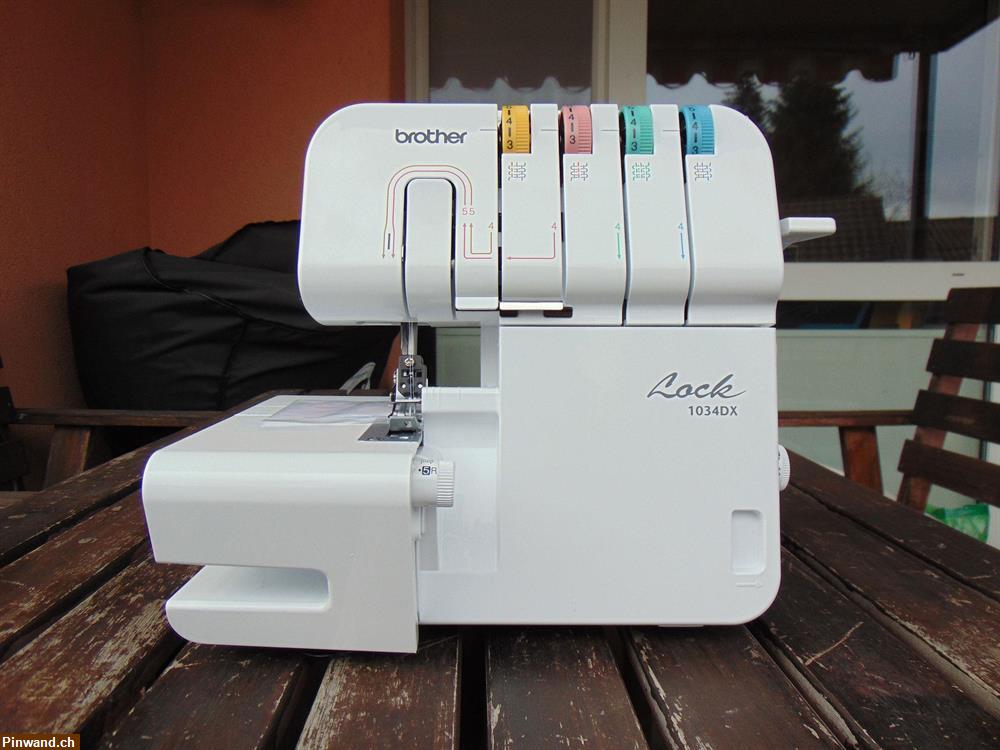 Bild 1: Overlock Nähmaschine Brother 1034 DX, neu