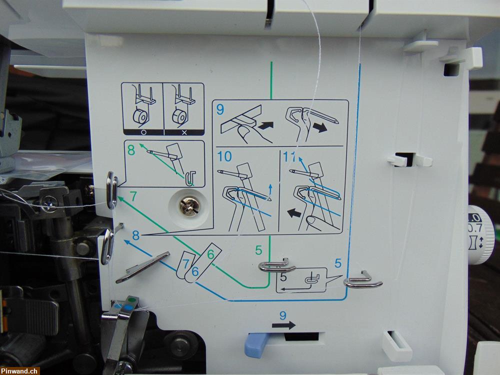 Bild 2: Overlock Nähmaschine Brother 1034 DX, neu