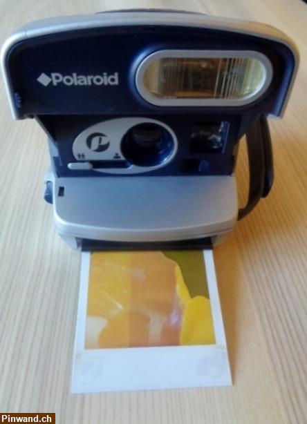 Bild 6: Polaroid P Sofortbildkamera silberfarbig zu verkaufen
