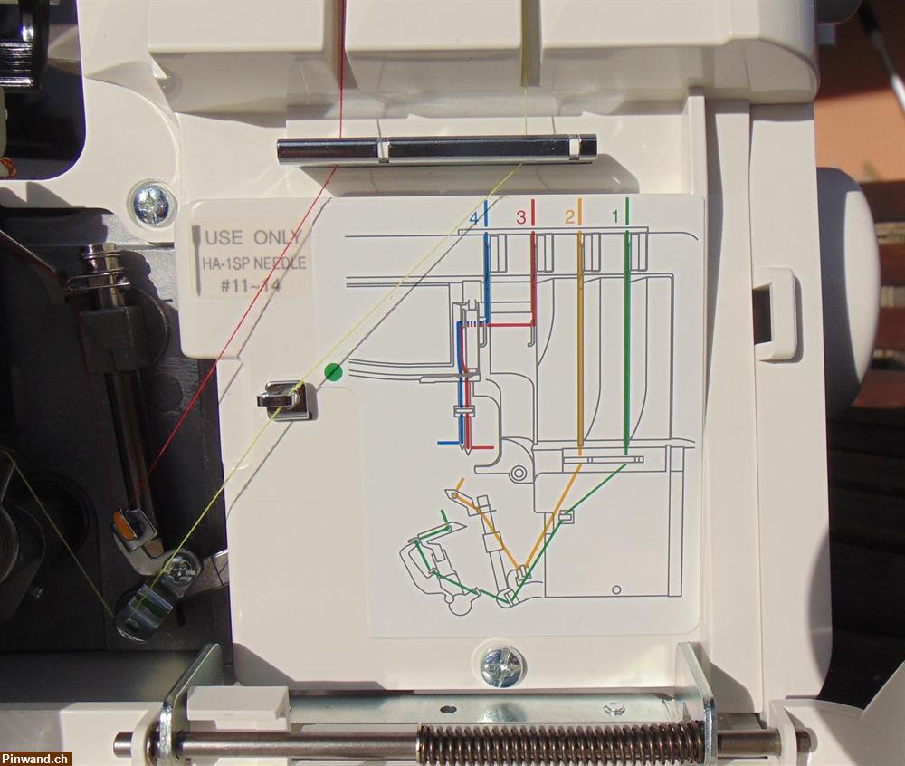 Bild 2: NEU! Overlock Nähmaschine Elna 664 zu verkaufen
