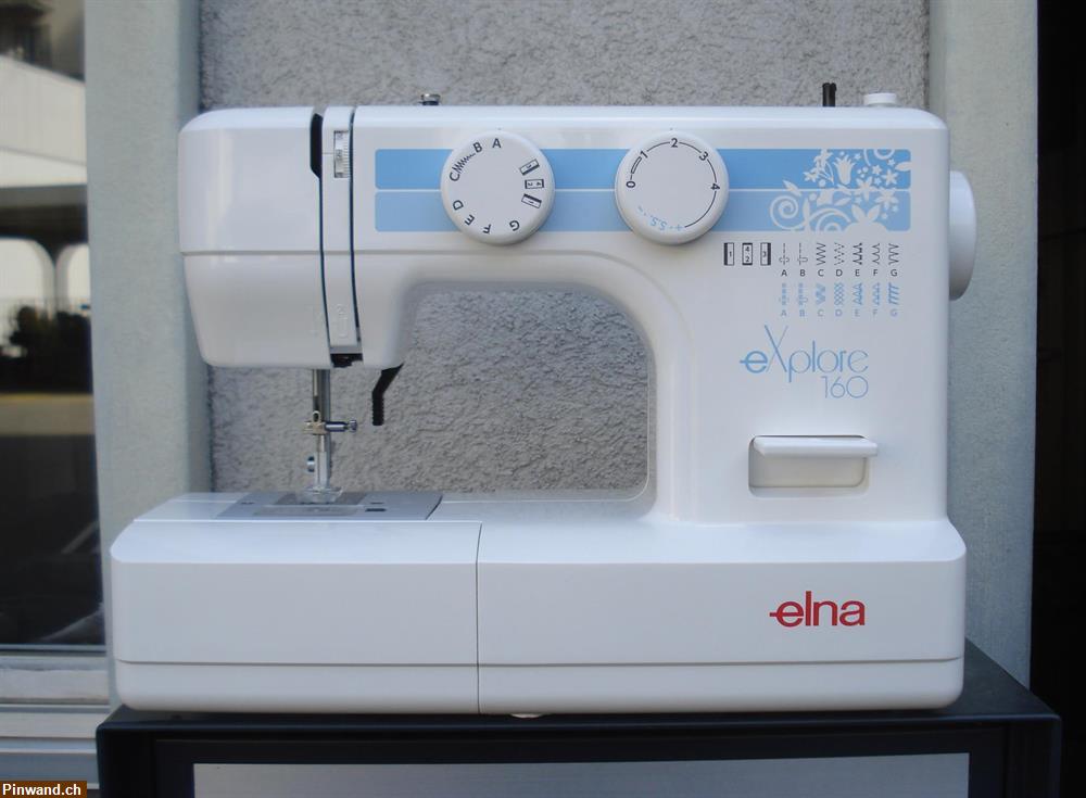 Bild 1: Nähmaschine Elna eXplore 160, neu, mit Gratis-Versand.
