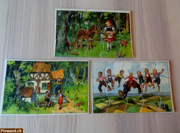 Bild 2: CH-Märchenpuzzle für Kleinkinder / 3er Set