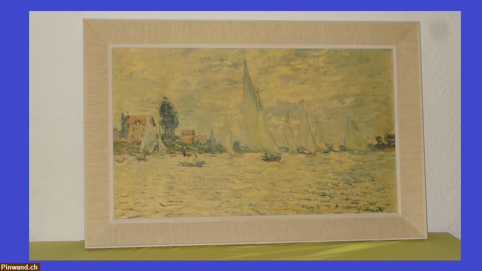 Bild 1: Claude Monet Segelboote Regatta in Argenteuil 1874 zu verkaufen
