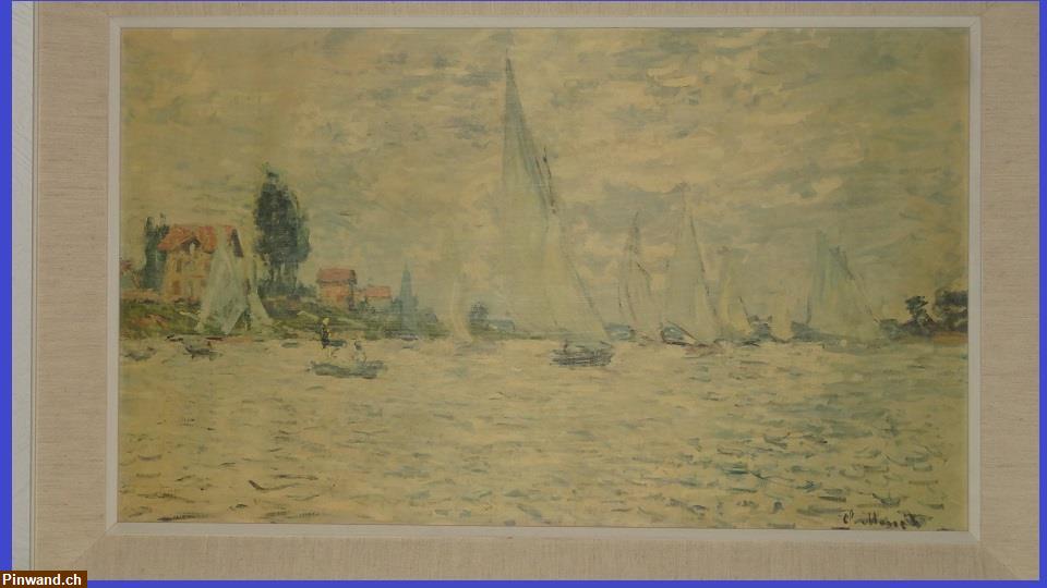 Bild 2: Claude Monet Segelboote Regatta in Argenteuil 1874 zu verkaufen