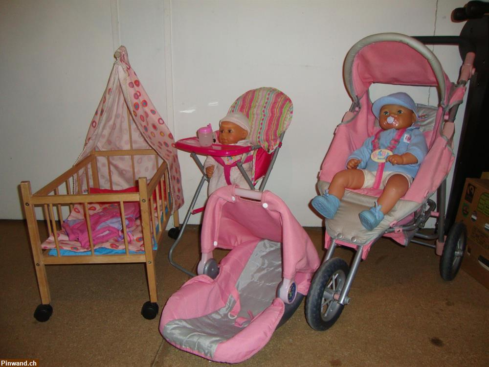 Bild 2: Maxi Cosi Kinderwagen, Baby Born Holzwiege zu verkaufen