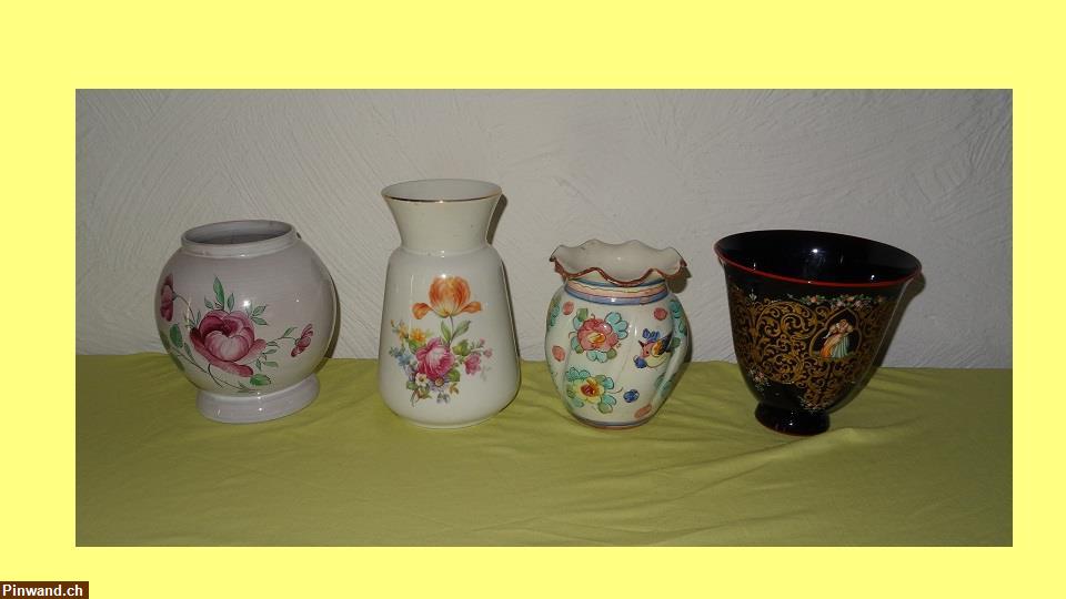 Bild 2: 4 verschiedene Vasen zu verkaufen